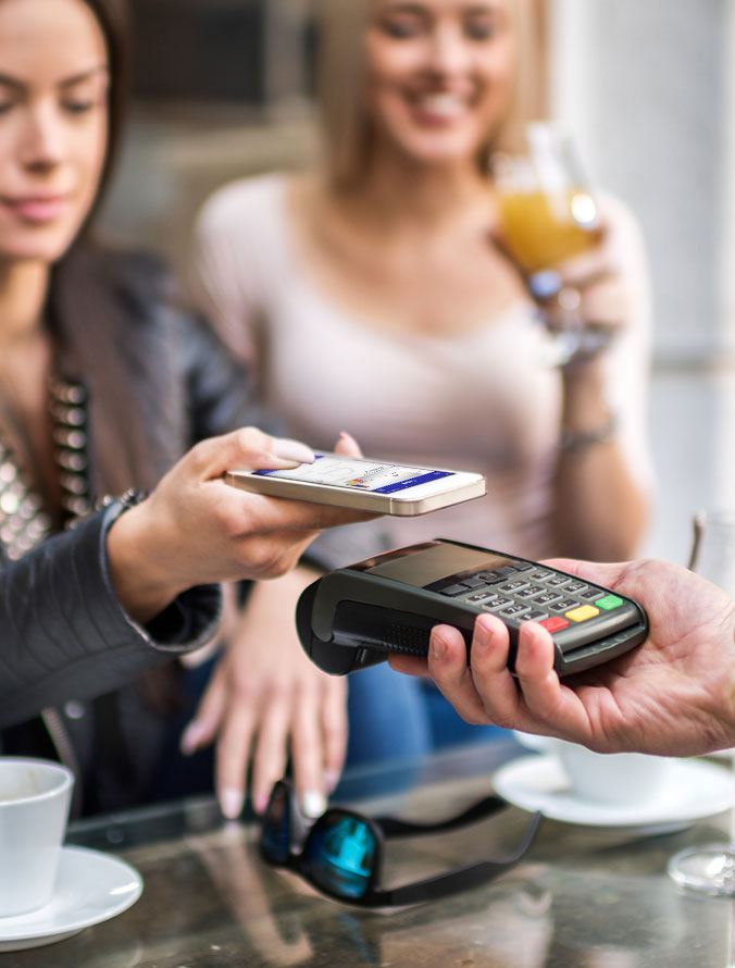 To pay with Nexi Pay you only need a thumb